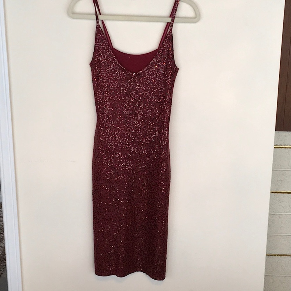 Sequin Slip Dress - Picture 1 of 4